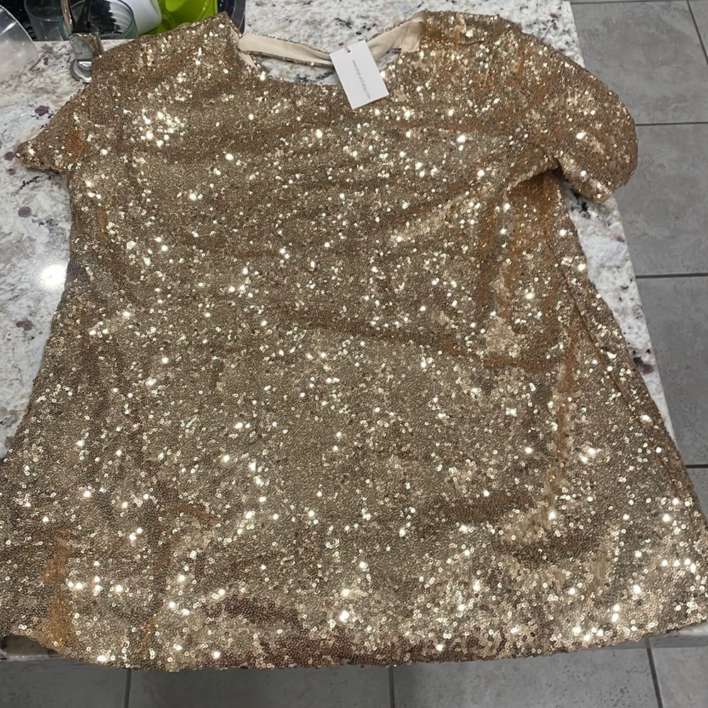 Nwt sequin top